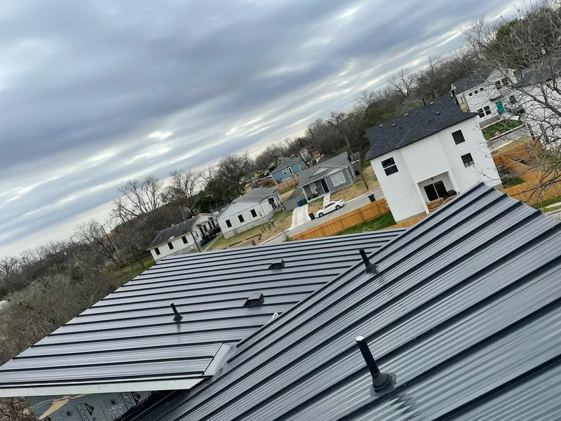 Standing seam metal roof panels with vents for Skylight Repair in Bluefield